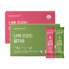 프로틴어스 난백 프로틴바 단백질바, 45g x 20개(말차10+베리10), 450g, 1개