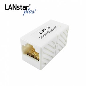 CAT.6 UTP 전화선 랜선 연장 랜 커플러 LSP-6IC-UJW, 1개