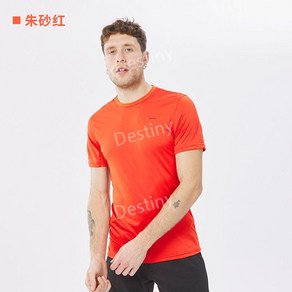 Decathlon 빠른 드라이 티셔츠 여름 스포츠 하이킹 등산 스트레치 러닝 트레일러닝