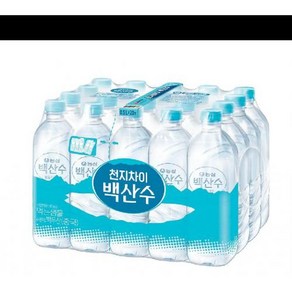 백산수 무라벨 무바코드 농심 500ML X 20, 20개