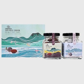 그린페블 제주석창포 안돌밧돌세트 /헤이즐넛&아몬드다크초콜릿, 90g, 2개, 2개