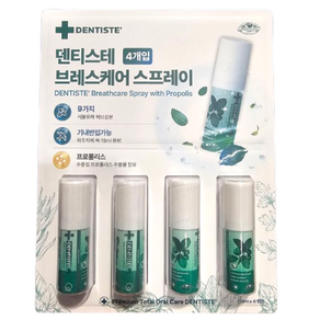 덴티스테 브레스 구강스프레이, 15ml, 4개