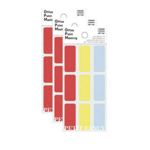 쁘띠팬시 오피스 포인트 마스킹 스티커 OPM-R401A 6p
