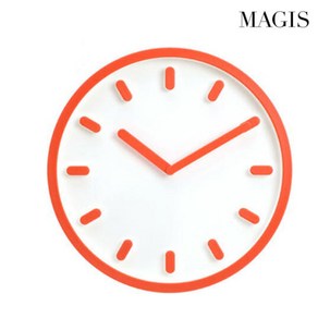 재고보유 [공식딜러사] 마지스 템포 벽시계 MAGIS Tempo Wall clock, 오렌지