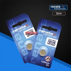 2pc renata 리튬 배터리 CR1225 3V 100 원래 브랜드 레 나타 1225 배터리