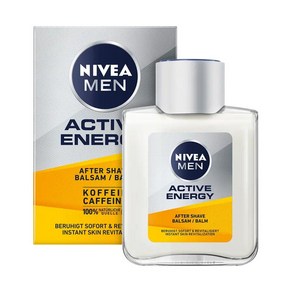 [독일직구] Nivea 니베아 남성용 액티브 에너지 애프터 쉐이브 밤 100ml ACTIVE ENERGY AFTER SHAVE BALSAM, 1개