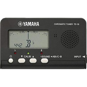 YAMAHA 야마하 크로매틱 튜너 블랙 TD-19BK