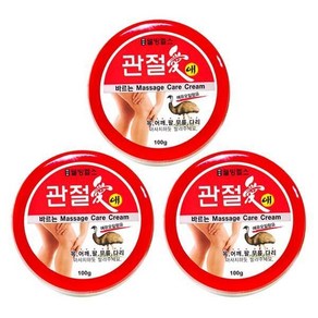 웰빙헬스 관절애 바르는 마사지 크림 100g 3개