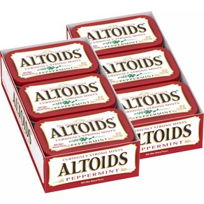 알토이즈 페퍼민트 스토롱 민트 50gX12팩 ALTOIDS Peppermint Strong Mints 1.76ozX12P