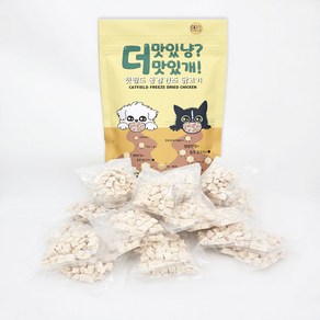 캣필드 동결건조 닭고기 고양이간식 강아지간식 600g (20g x 30봉), 30개, 20g