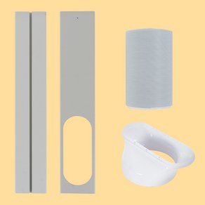 이동식에어컨 자바라 배기호스 창문칸막이 가림막(단품), 3번 연결소켓, 1개