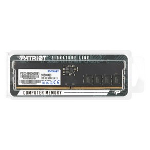 패트리어트 DDR5 16G PC5-44800 CL46 SIGNATURE 5600MHz 파인인포 (하이닉스 칩 내장)