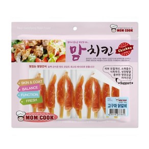 [맘쿡]애견간식 모음전/맘치킨/맘오리/강아지간식, 맘치킨 고구마 닭갈비, 300g, 5개