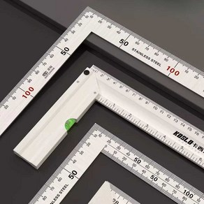 고정밀 직각자 스텐 1M 공구 측정 장형 강철 각도 대형 스테인레스, 1. 스테인레스 스틸 500x205mm