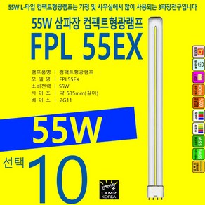 필립스 55W 컴팩트형광등 U램프, 주광색, 1개