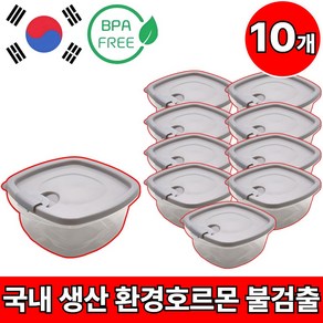 [국내생산100%]뜨밥 전자렌지용 냉동밥 보관 용기 350ml, 냉동밥보관용기, 10개