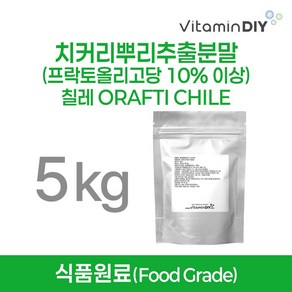 치커리뿌리추출분말 (100%) 칠레 ORAFTI CHILE S.A. [5kg] / 비타민DIY 식품원료, 1개, 5kg