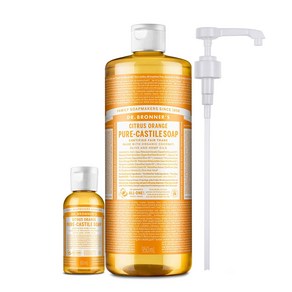 닥터브로너스 캐스틸 솝 950ml+60ml+펌프 세트 12종 택1, 1개, 950ml