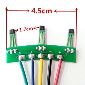전기 자전거 호환 부품 범용 홀 센서 보드 모터 3144 3413 PCB 스쿠터 고정밀 모듈 435353