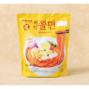 노브랜드 비빔 쫄면 420g 보냉포장무료, 아이스팩 보냉백, 1개