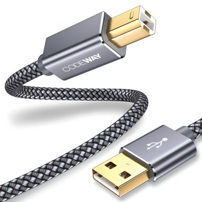 코드웨이 USB AB 연결 선 프린터 케이블, 1개, 3m