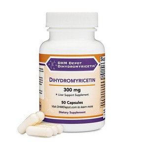 Double Wood Supplements Dihydomyicetin (DHM) 50 캡슐 간 지원 보충제 (타사 테스트 완료) 미국 제조 (DHM Depot), 50정, 1개