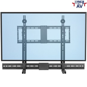 현대AV HD-SB68 사운드바 브라켓 무타공 거치대 VESA 마운트 호환 TV사운드바 거치대 스피커 브라켓 기가지니 한글 설치안내서 제공