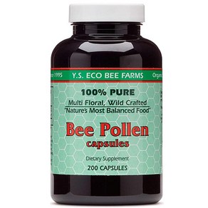 ECO Bee Fams 비폴렌 벌화분 벌꿀화분 BEE POLLEN 대용량 200정, 1개