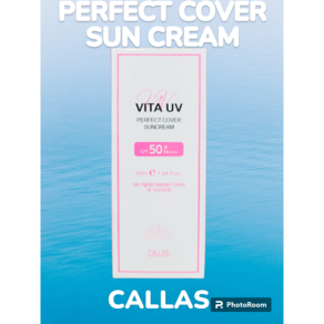 CALLAS VITA UV PERFECT SUNCREAM (Laffair Teatree 1ea 증정) SPF 50+ PA+++ 혼합자차 기미 커버 선크림 미백 톤업 썬크림