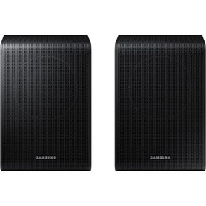 SAMSUNG SWA9200S 무선 리어 스피커 키트 사운드바 시스템을 진정한 서라운드 사운드 경험으로 업그레이드 최신 모델 검정