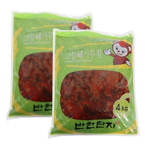 반찬단지 고들빼기무침4kg 4개 1박스, 4kg