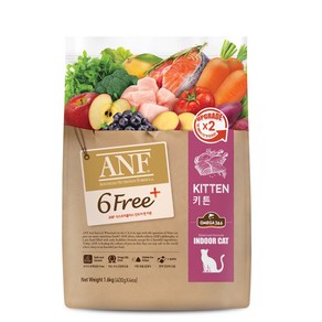에이엔에프 6Fee 키튼 고양이 사료, 6kg, 1개