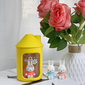 Miffy 미피 가습기 2세대 듀얼 분무 가습량 증가 탁상용 무드등 무소음 미니 가습기 USB 미니 신생아 가습기 선물