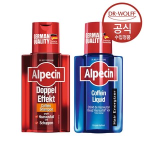 알페신 더블이펙트 카페인 샴푸 200ml+리퀴드200ml, 1세트