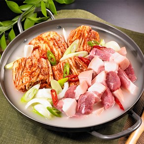 한돈 국내산 돼지고기 냉장 찌개용 500g 2팩 총 1kg