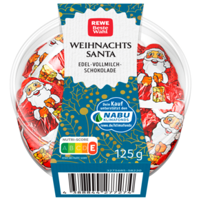 레베 베스트발 REWE Beste Wahl 초콜릿 크리스마스 산타, 1개, 125g