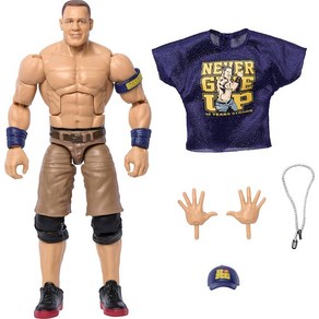 WWE Mattel 엘리트 액션 피규어 및 액세서리 Geatest Hits 2025 시리즈 15.2cm(6인치) 수집용 존 시나 25개의 관절형 포인트 및 교체 가능한 손