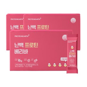 프로틴어스 난백 프로틴바 단백질바 베리, 450g, 3개