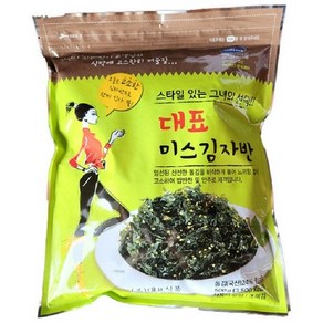 명식품본사 대표 미스김자반 대용량 500g 1개 광천 돌자반 자반볶음