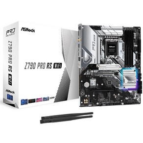 ASRock 마더보드 Z790 Po RS WiFi Intel 12세대 · 13세대 CPU(LGA1700) 대응 Z790 칩셋 DDR5 ATX 마더보드 [국내 정규 대리점품]