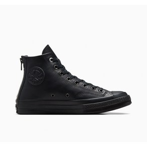 [국내백화점판] 컨버스 CONVERSE 척70 레더 지퍼 블랙 CK99236