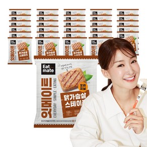 [랭킹닭컴] 잇메이트 닭가슴살 스테이크 오리지널 100gx30팩, 100g, 30개