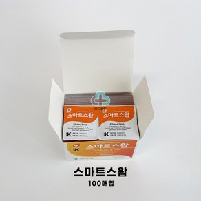 (국내산) 스마트스왑 개별포장 소독솜 알콜솜, 5개, 100매입