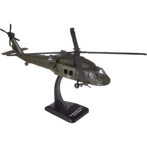 뉴레이 스카이 파일럿 UH-60 블랙호크 다이캐스트 헬리콥터 1/60 피규어