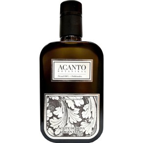 스페인 아칸토 ACANTO 100% 피쿠알 엑스트라 버진 올리브오일, 1개, 500ml