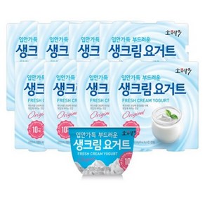 동원 소와나무 생크림 요거트 85g (4입)x8개, 340g, 8개