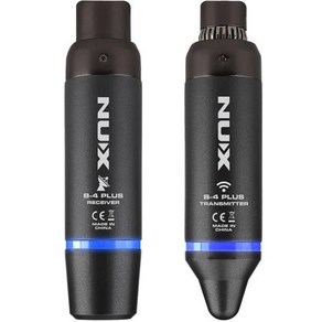 미니앰프 nux b4 plus 충전식 2.4ghz 6 채널 무선 마이크 시스템 내장 충전식 오디오 송신기 미니 수신기, 한개옵션0