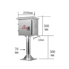 분전함 배전반 전기 콘센트함 단자함 스텐 방수 야외, 길이25x너비15x높이60cm, 1개