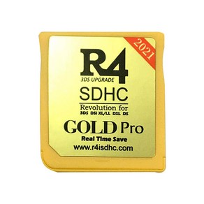 sd카드 최신형 R4i SDHC R4 카드 3DS 2DS DSi XL, 노란, 1개