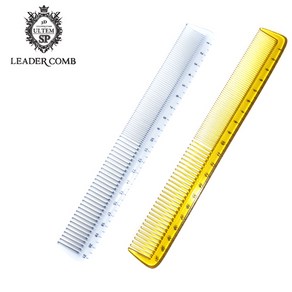 LEADERCOMB ULTEM 385 리더콤 전문가용 꼬리빗, 화이트, 1개